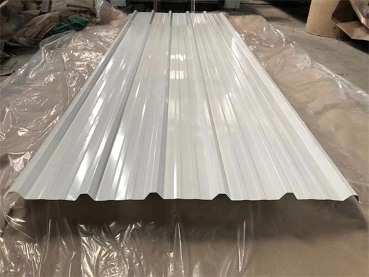 lo strato coprente rivestito di colore di 1050mm ha ondulato la norma ASTM della lamiera di acciaio