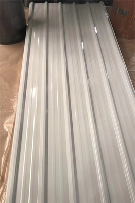 lo strato coprente rivestito di colore di 1050mm ha ondulato la norma ASTM della lamiera di acciaio