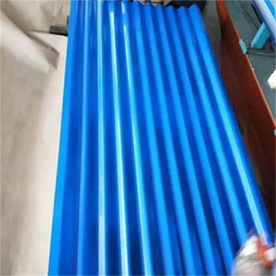 Lamiera di acciaio ondulata galvanizzata preverniciata per coprire il blu dello strato, rossa