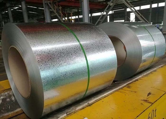 La bobina d'acciaio galvanizzata Z275 ha ricoperto il rotolo di nastro galvanizzato immerso caldo