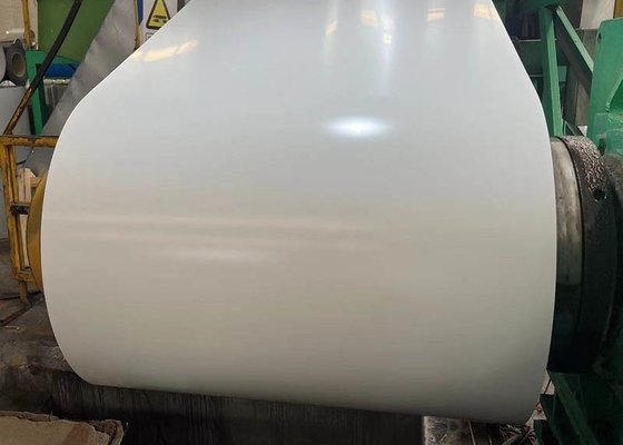 Bobina d'acciaio di PPGI galvanizzata 0.45MM con BIANCO dell'UNICORNO posteriore della pittura del micron 5-12